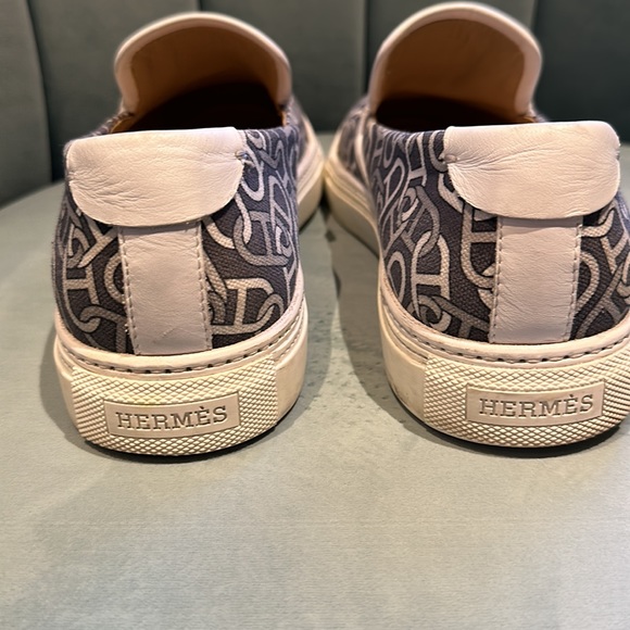 Beautiful Hermes slip ons gently worn a few times